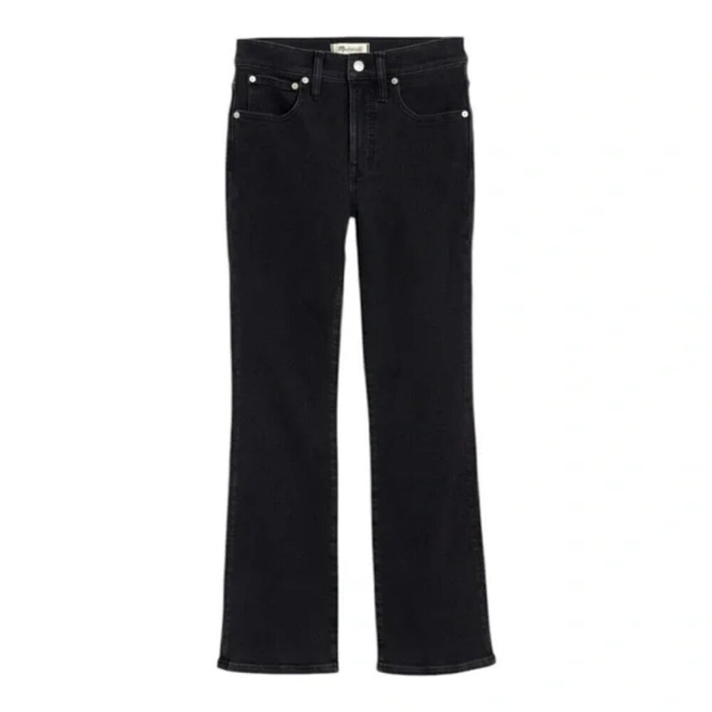 Madewell Cali Demi-Boot Jeans in Black Size 27